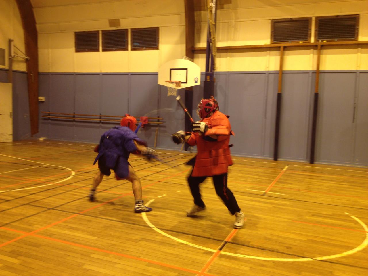 Full contact Doble Bastons sparring